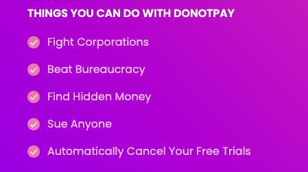 DoNotPay：世界上第一个机器人律师