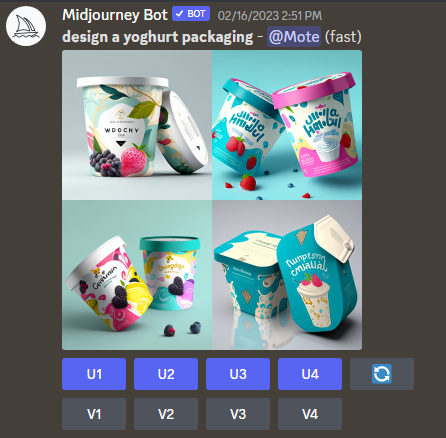 2天300+作品,Midjourney将彻底颠覆食品包装设计!