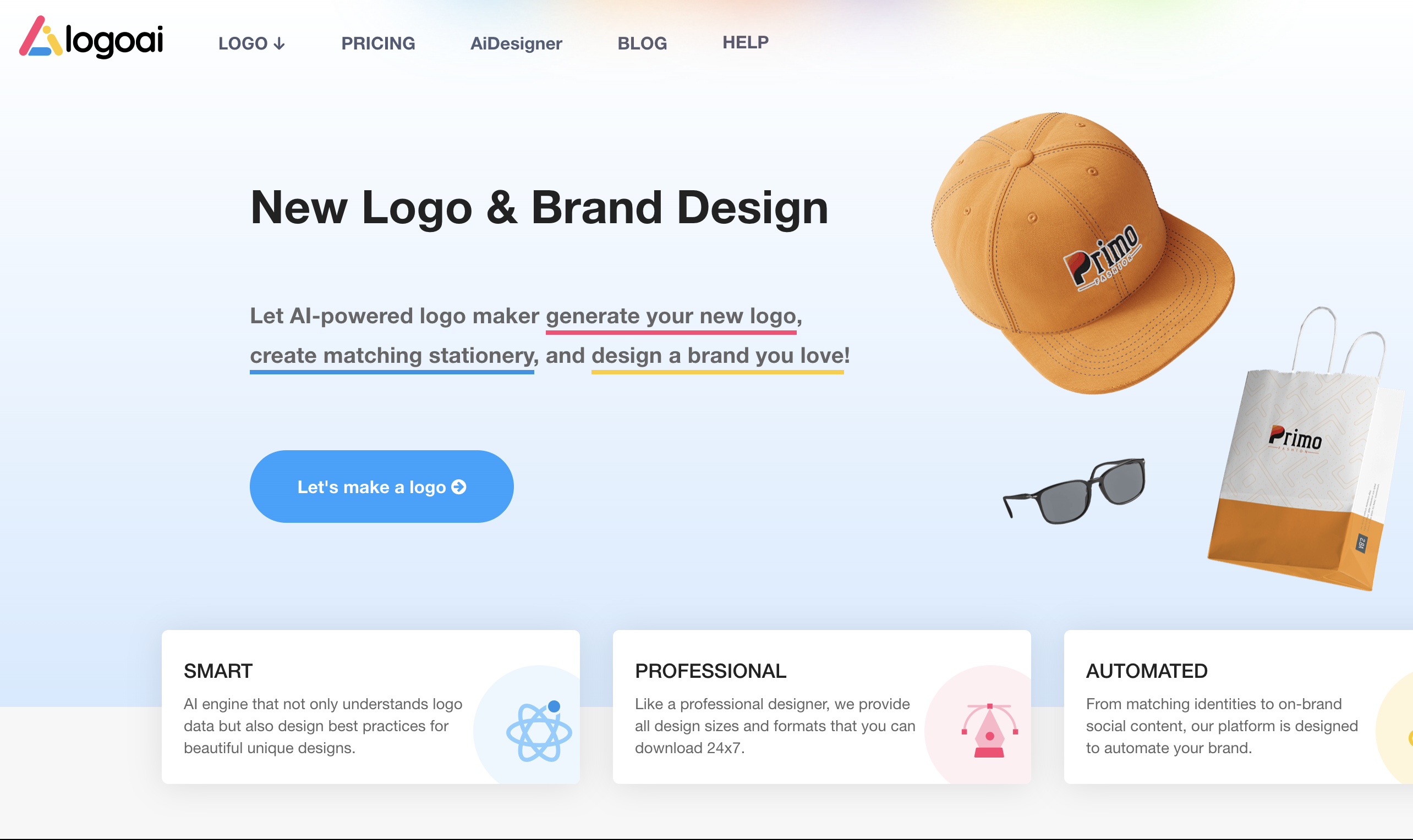 LogoAi-英文AI生成Logo工具