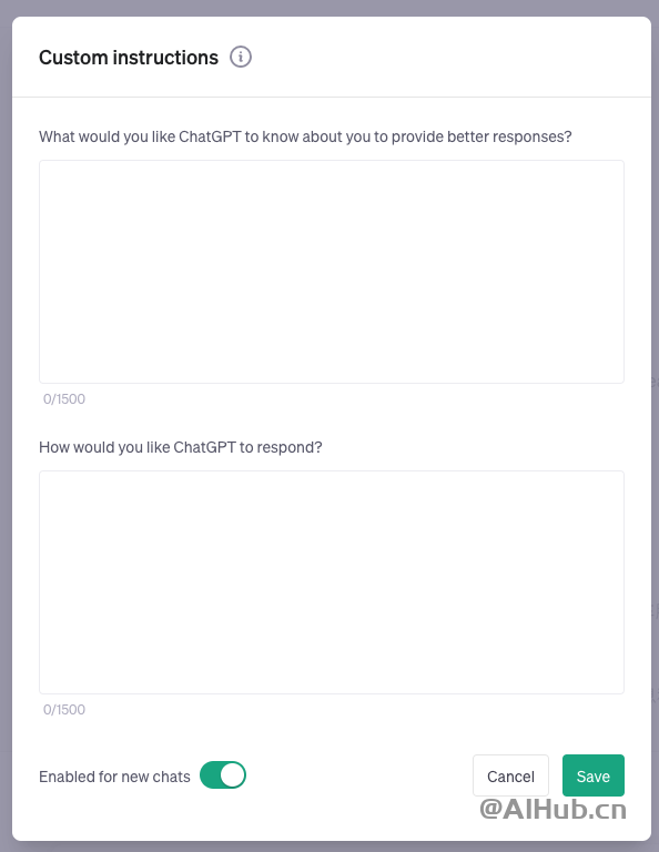重磅更新!ChatGPT推出自定义指令功能