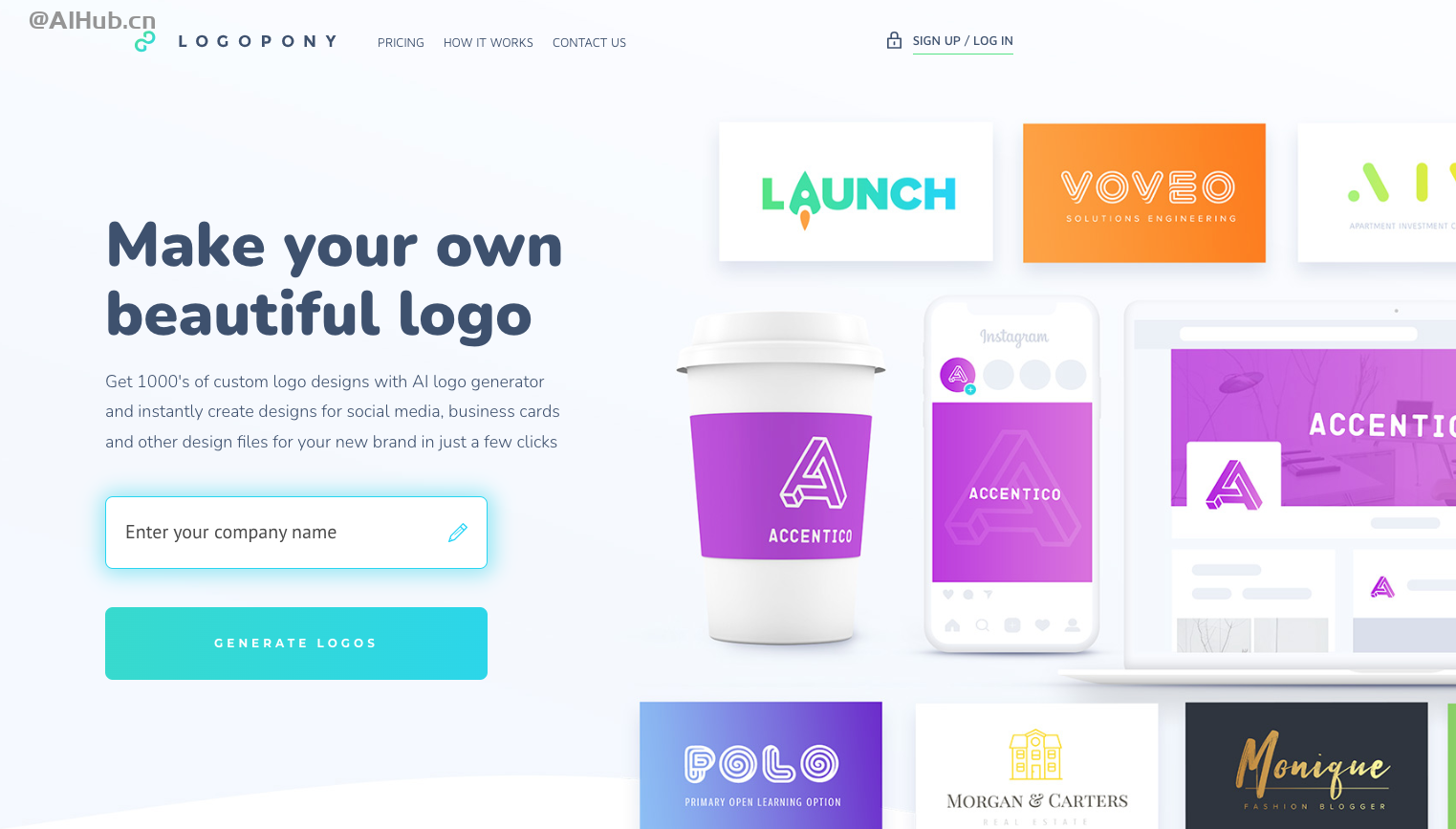 Logopony:在线AI驱动的Logo制作工具