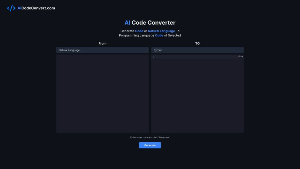 AI Code Converter-代码转换器