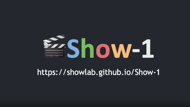 Show-1:文本生成视频AI模型