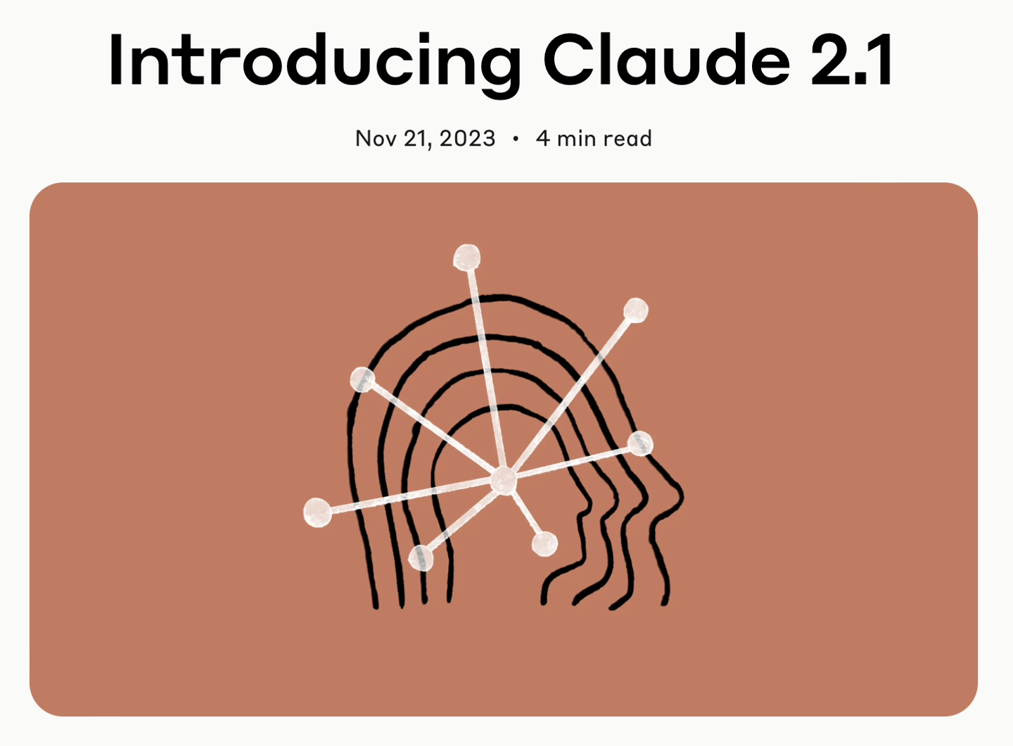 AI 聊天机器人 Claude 2.1 版本公布,支持输入 20 万个 Token 超 GPT-4 Turbo