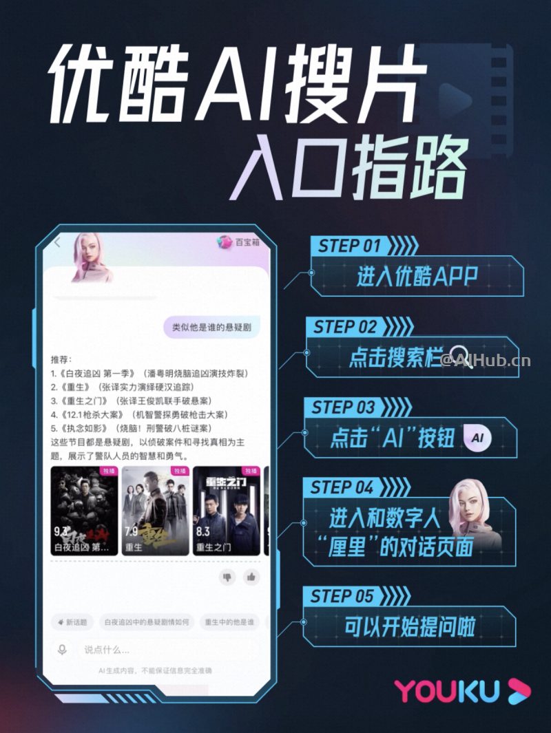 优酷AI搜片:AI对话式影视剧搜索神器