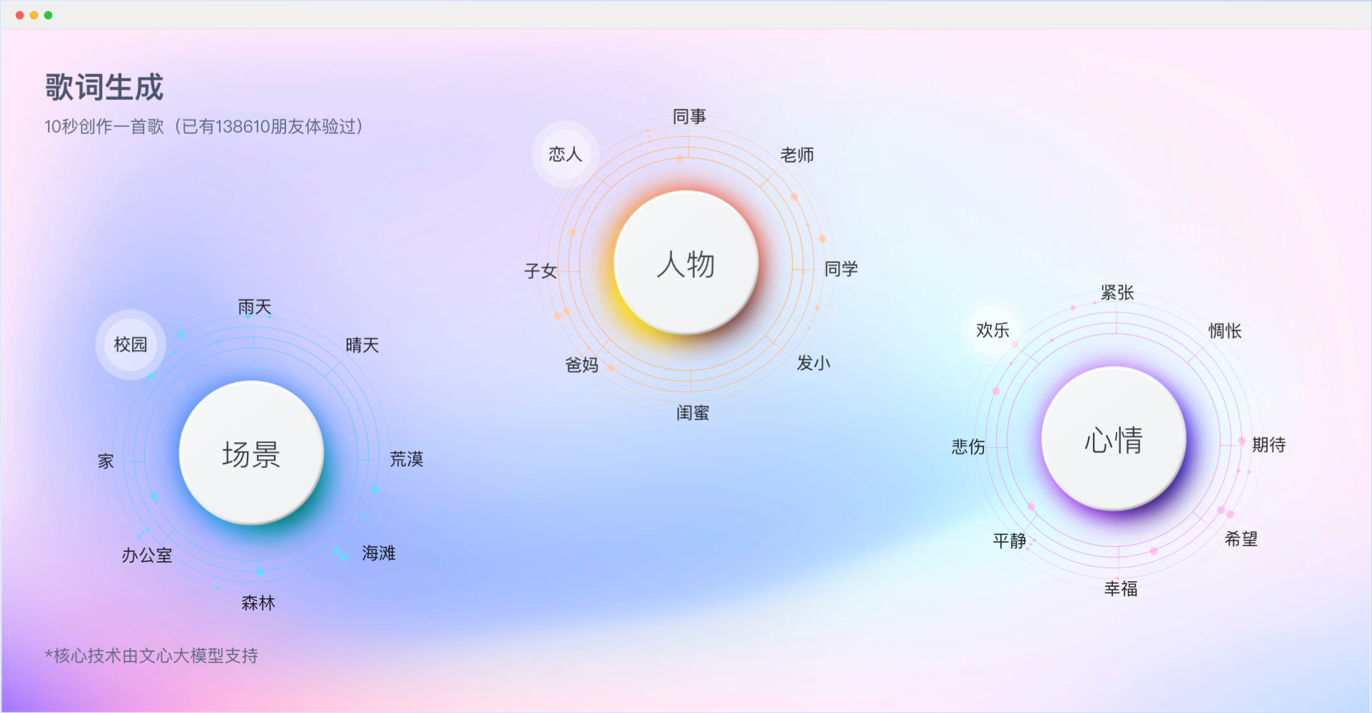 百度文心·歌词生成器：10秒创作一首歌