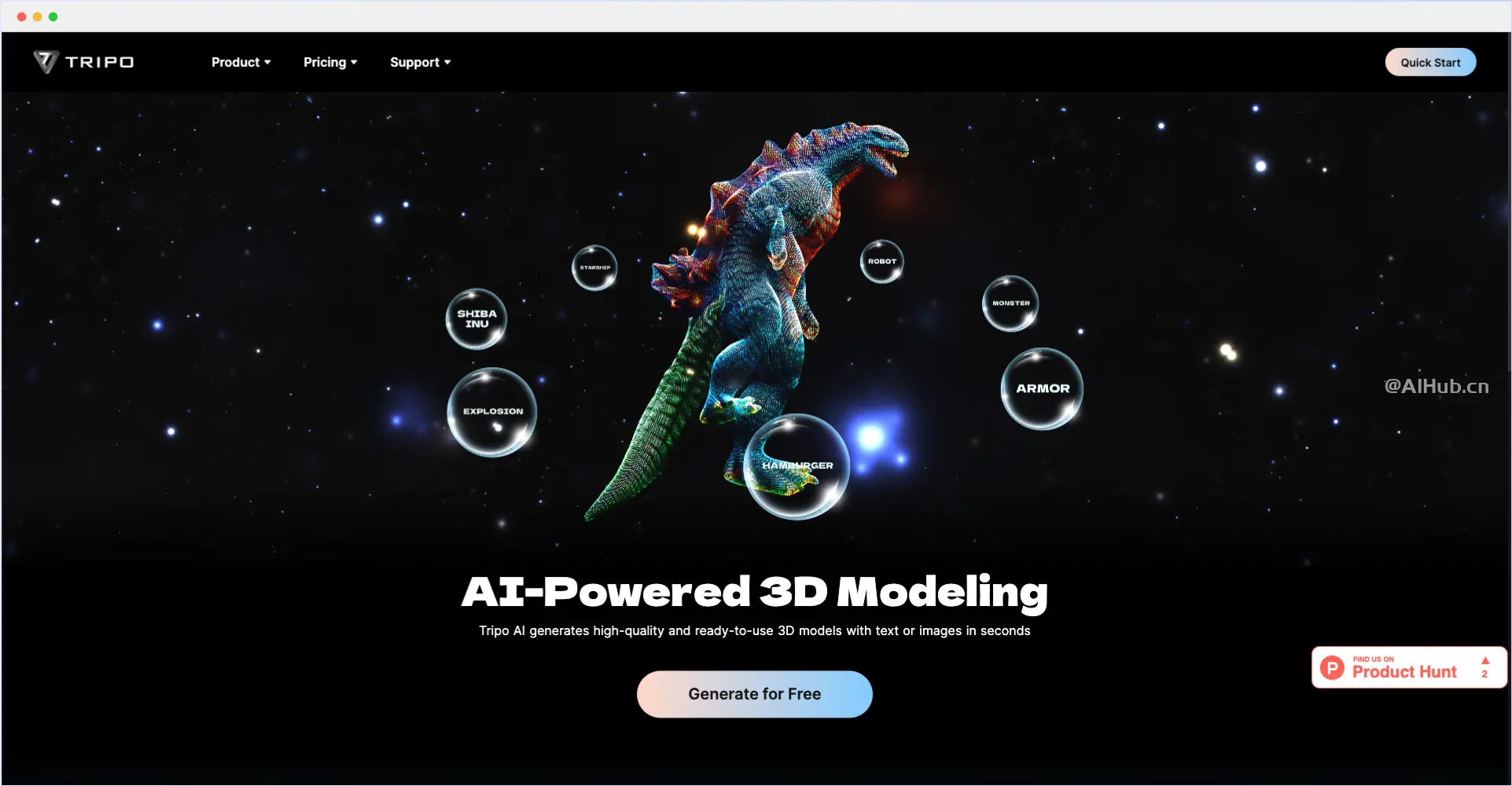 Tripo AI：AI驱动的在线3D建模平台