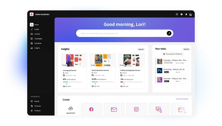 GenStudio-Adobe 推出的AI营销工具平台