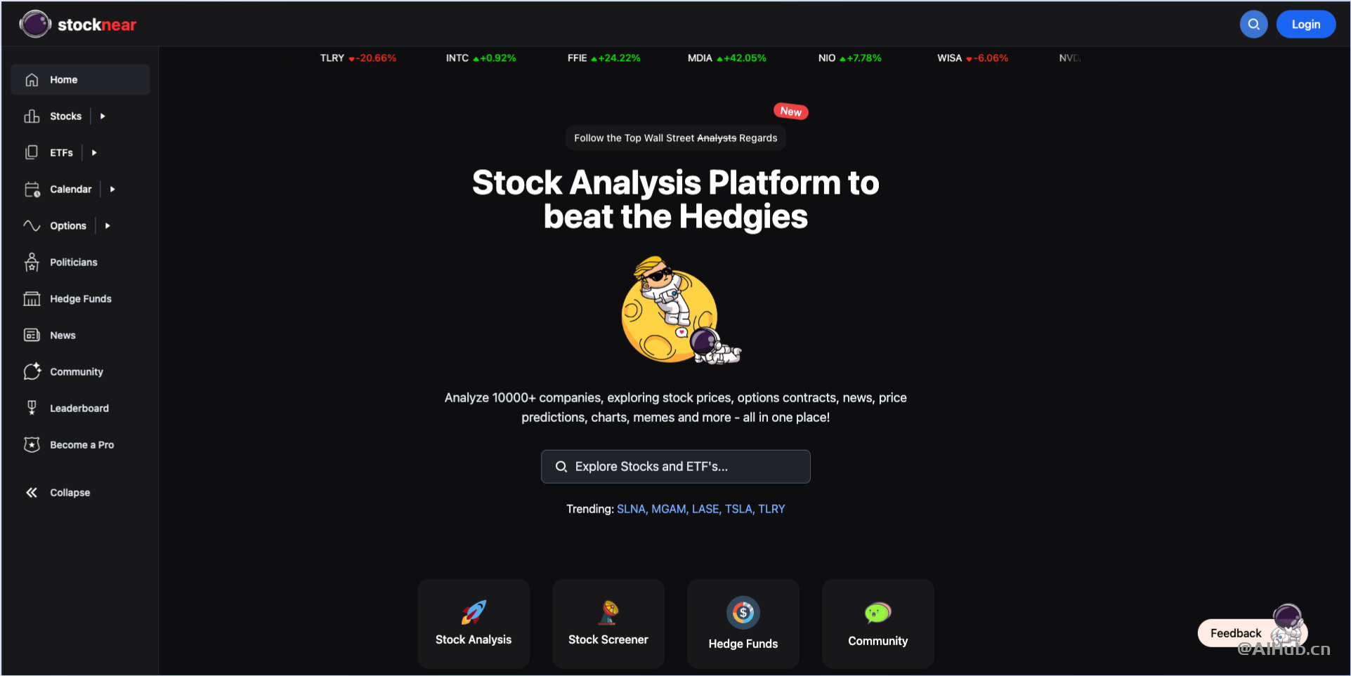 StockNear-AI驱动的股票信息分析平台