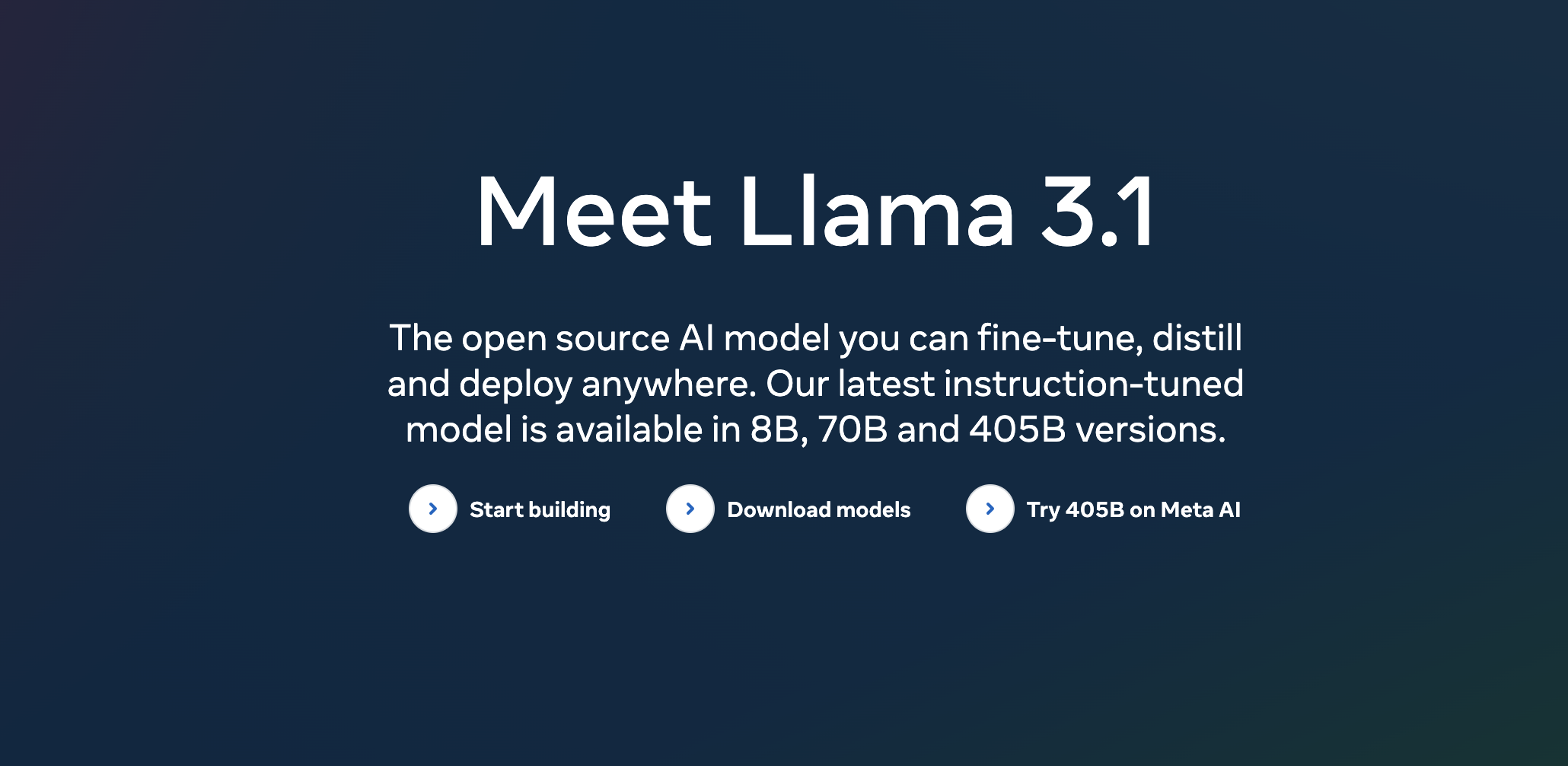 Llama 3.1:Meta最新推出的开源大语言模型