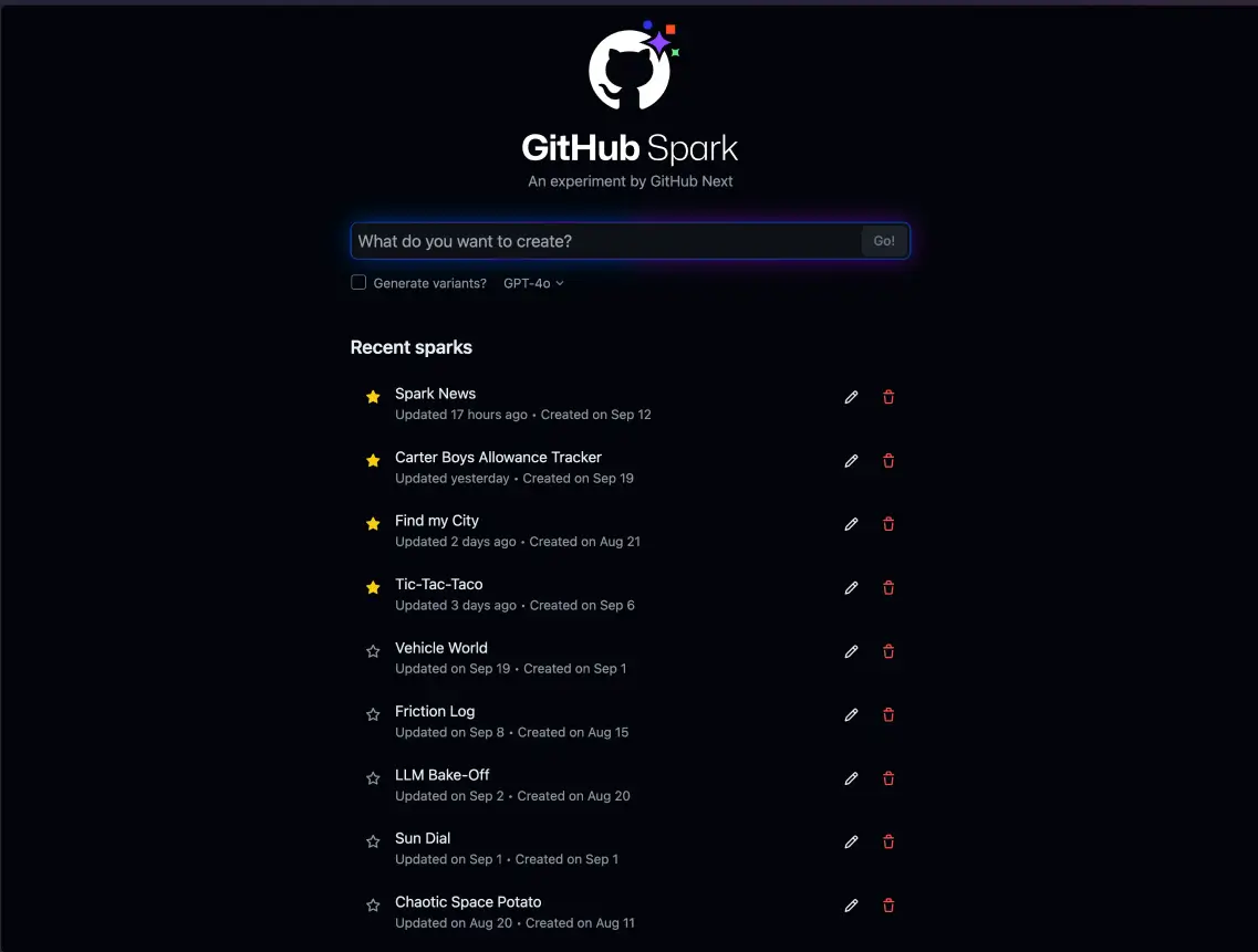 GitHub Spark