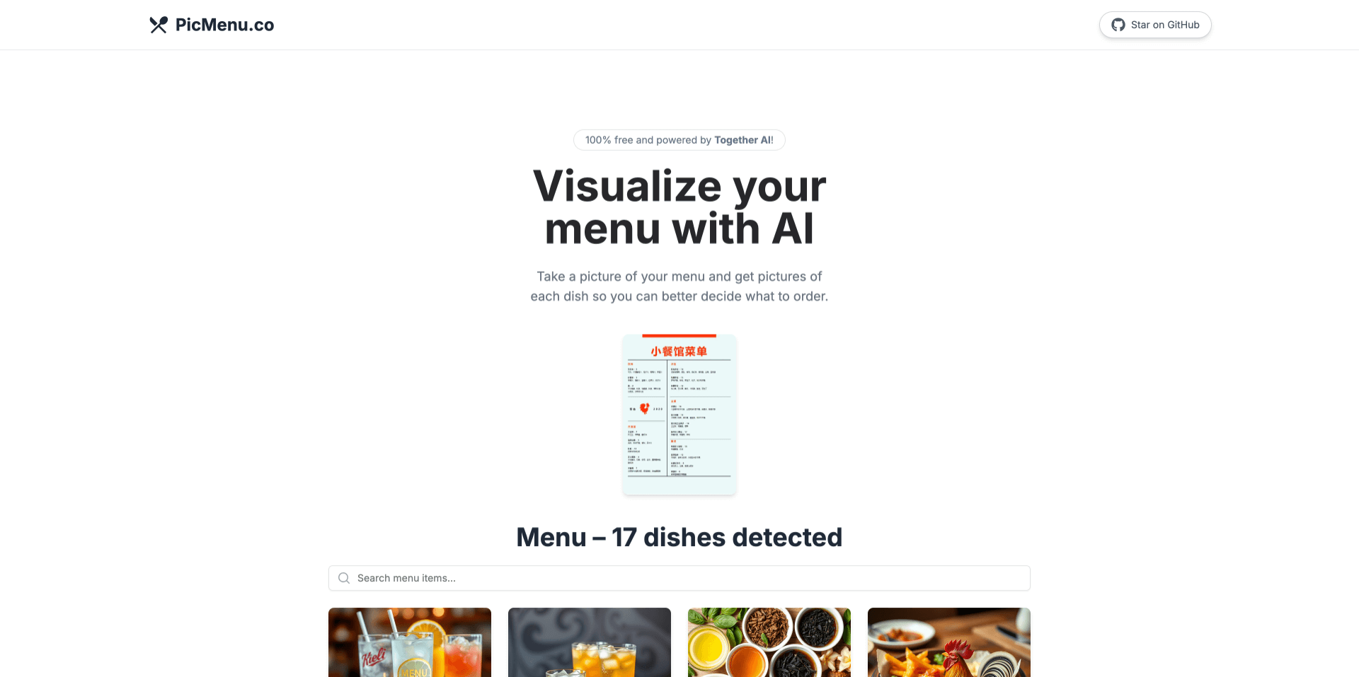 PicMenu