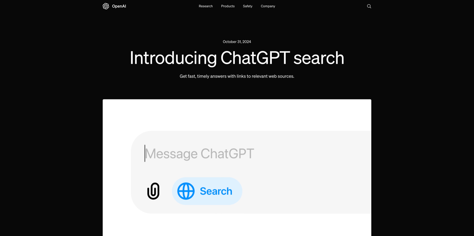 ChatGPT网络搜索