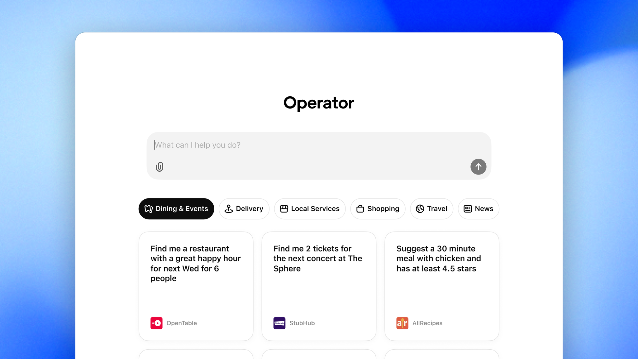 Operator