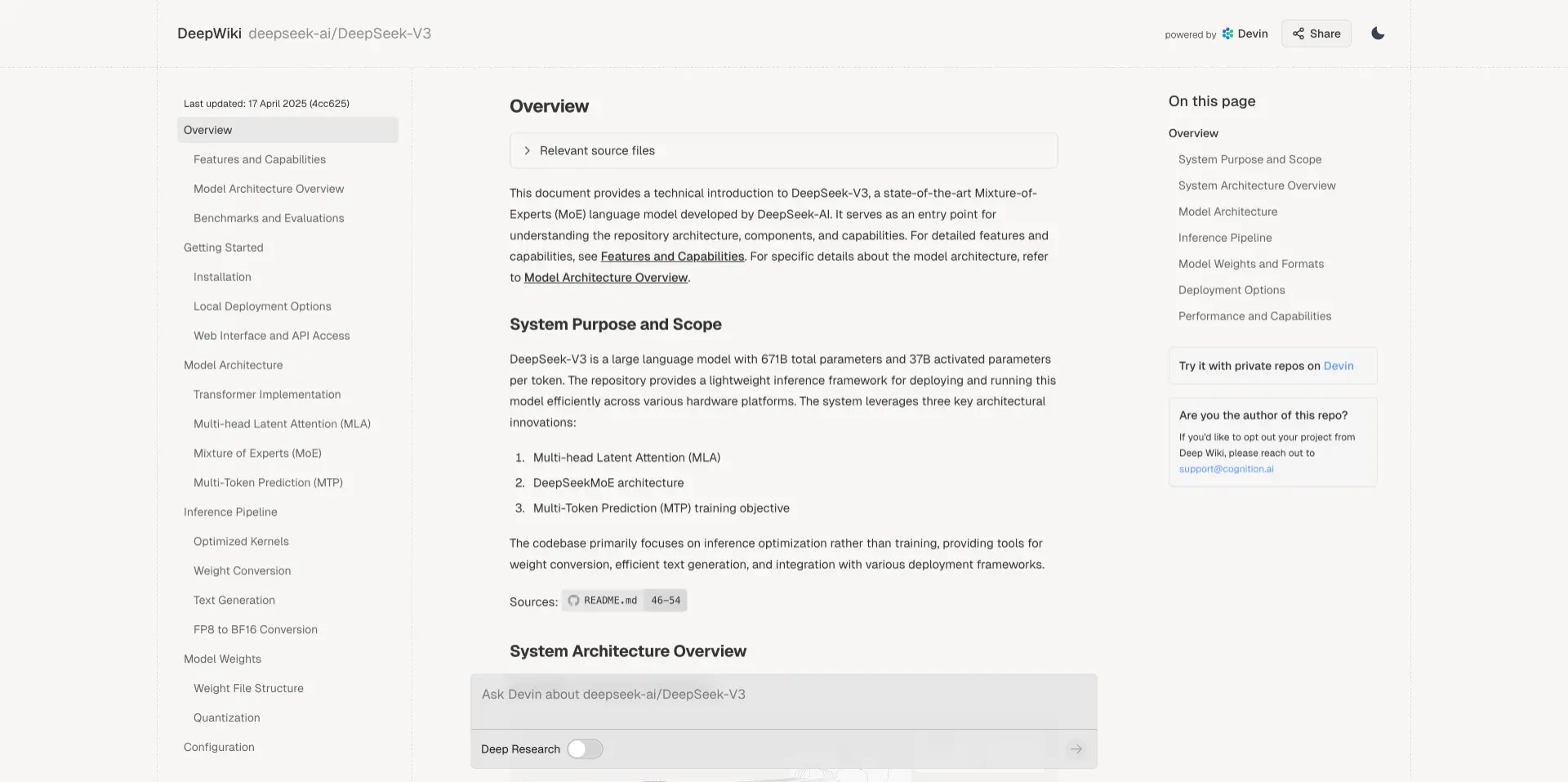 DeepWiki：AI驱动的GitHub代码库百科全书