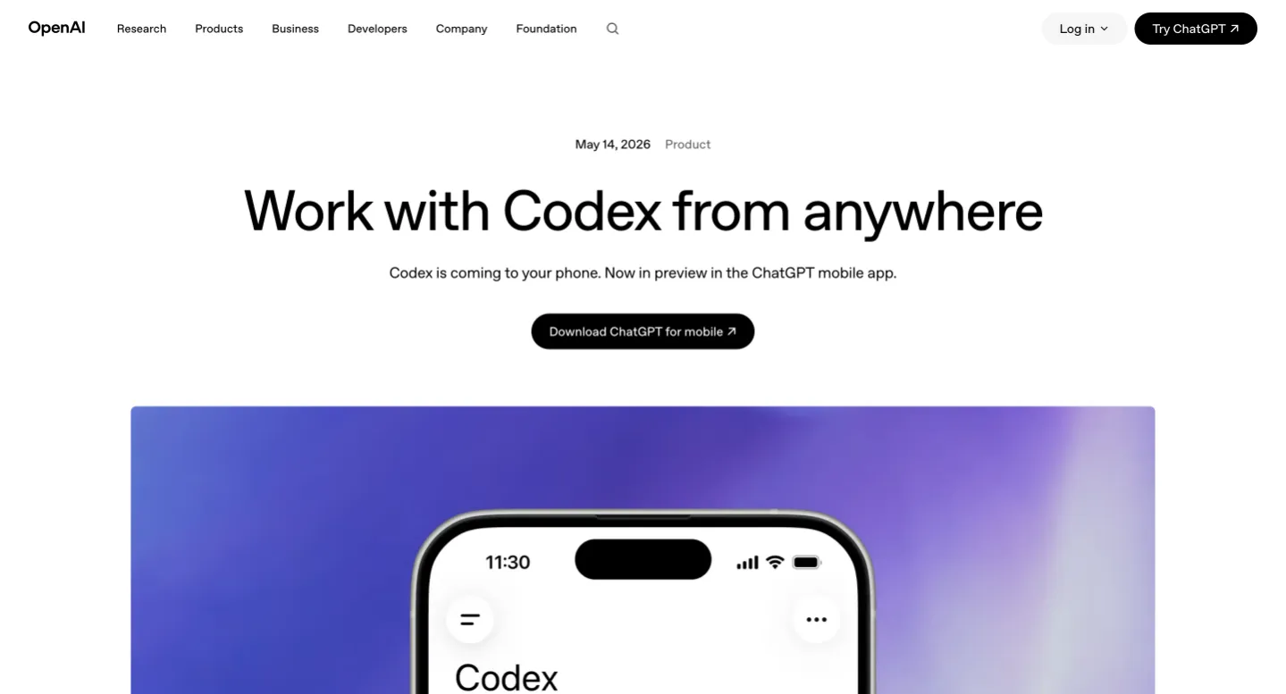 openai-codex-chatgpt-mobile-agent