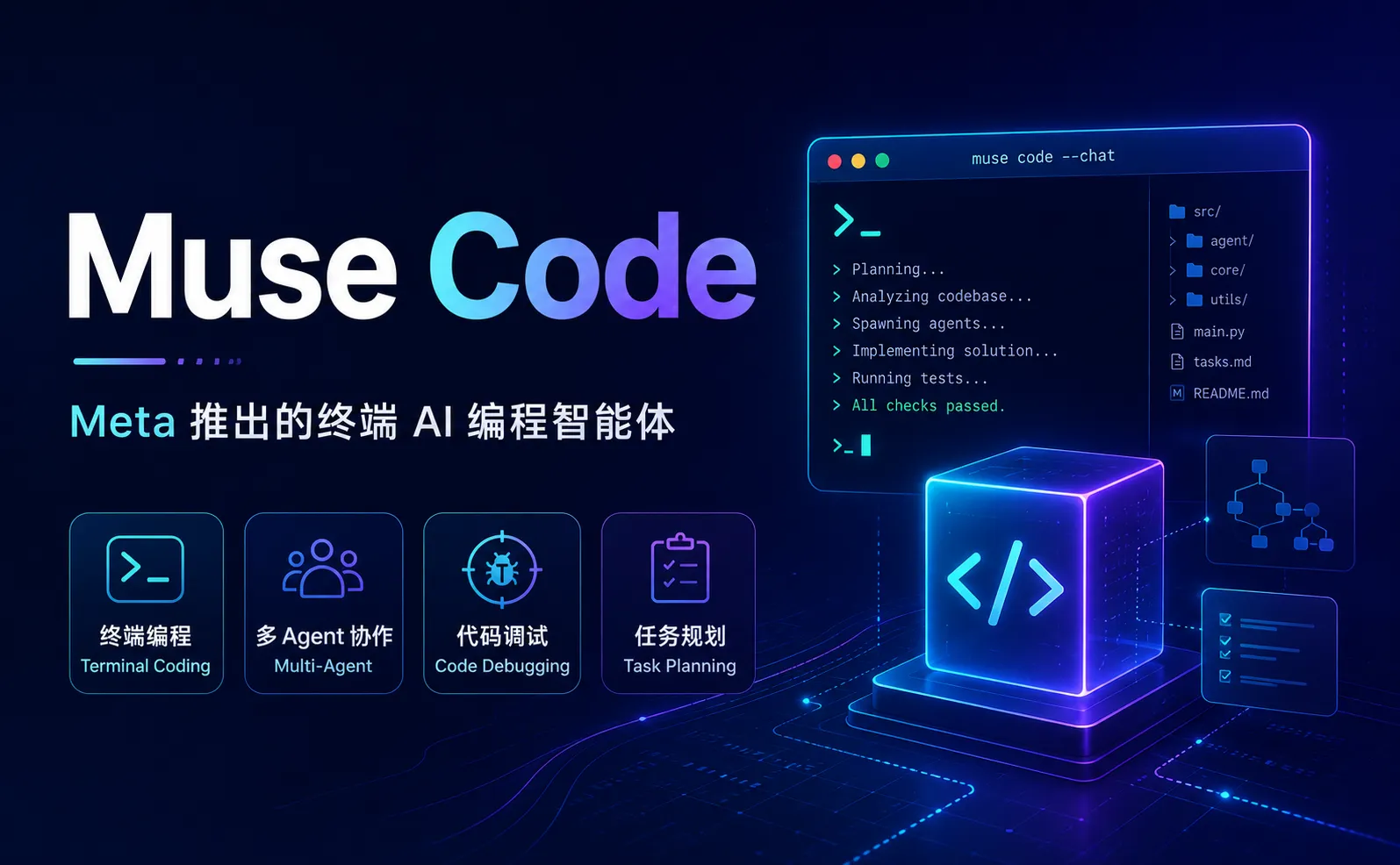 Muse Code - Meta 推出的终端 AI 编程智能体