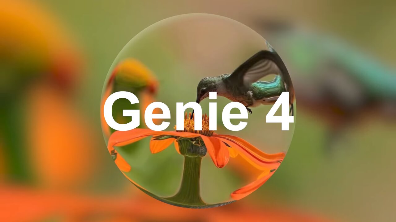 Genie 4 - 谷歌推出的新一代实时交互式世界模型