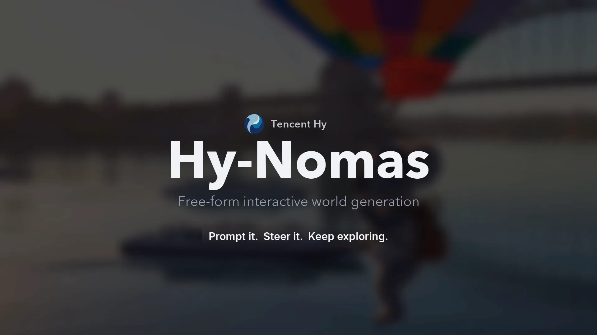 Hy-Nomas - 腾讯混元开源的交互式视频世界生成模型